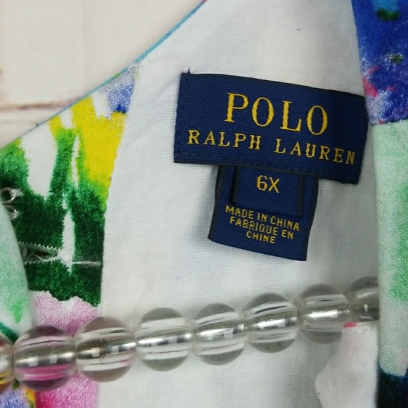 SOLD OUT Polo Ralph Lauren Floral Button Dress - Picture 3 of 4